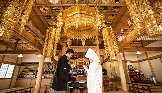 函館結婚式 仏前式 函館八幡宮